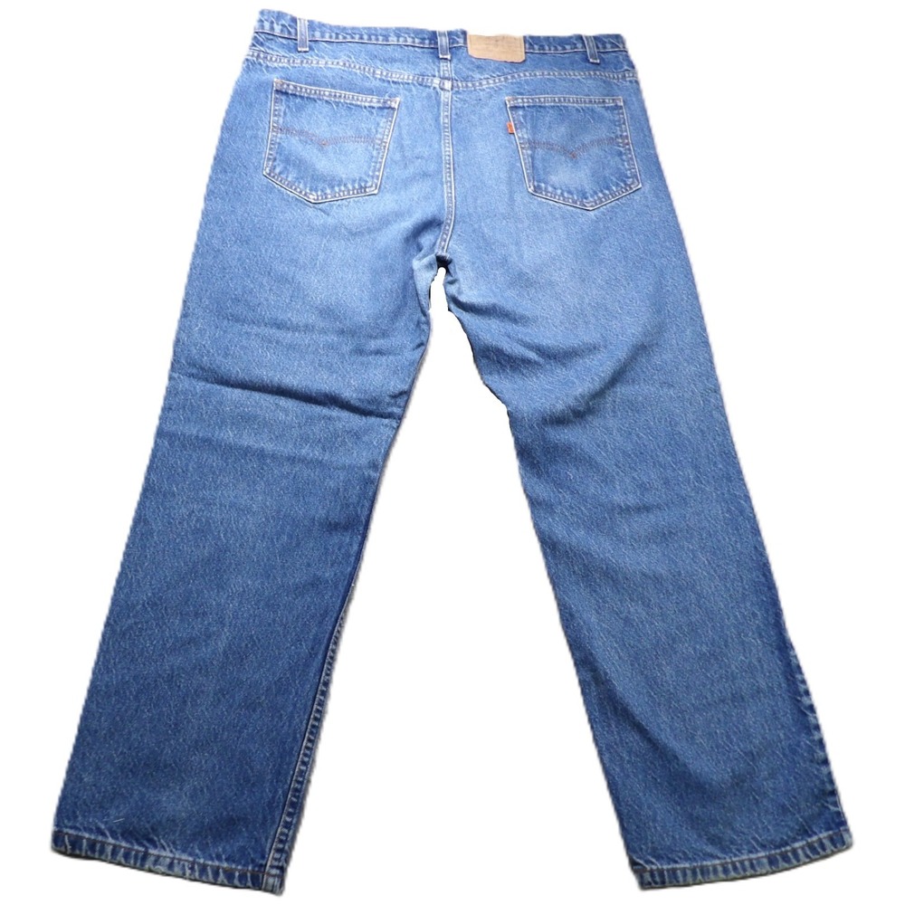 VTG 80s Levi's 509 Orange Tab Men W42 L30 Blue Straight Jeans Made in USA Grunge